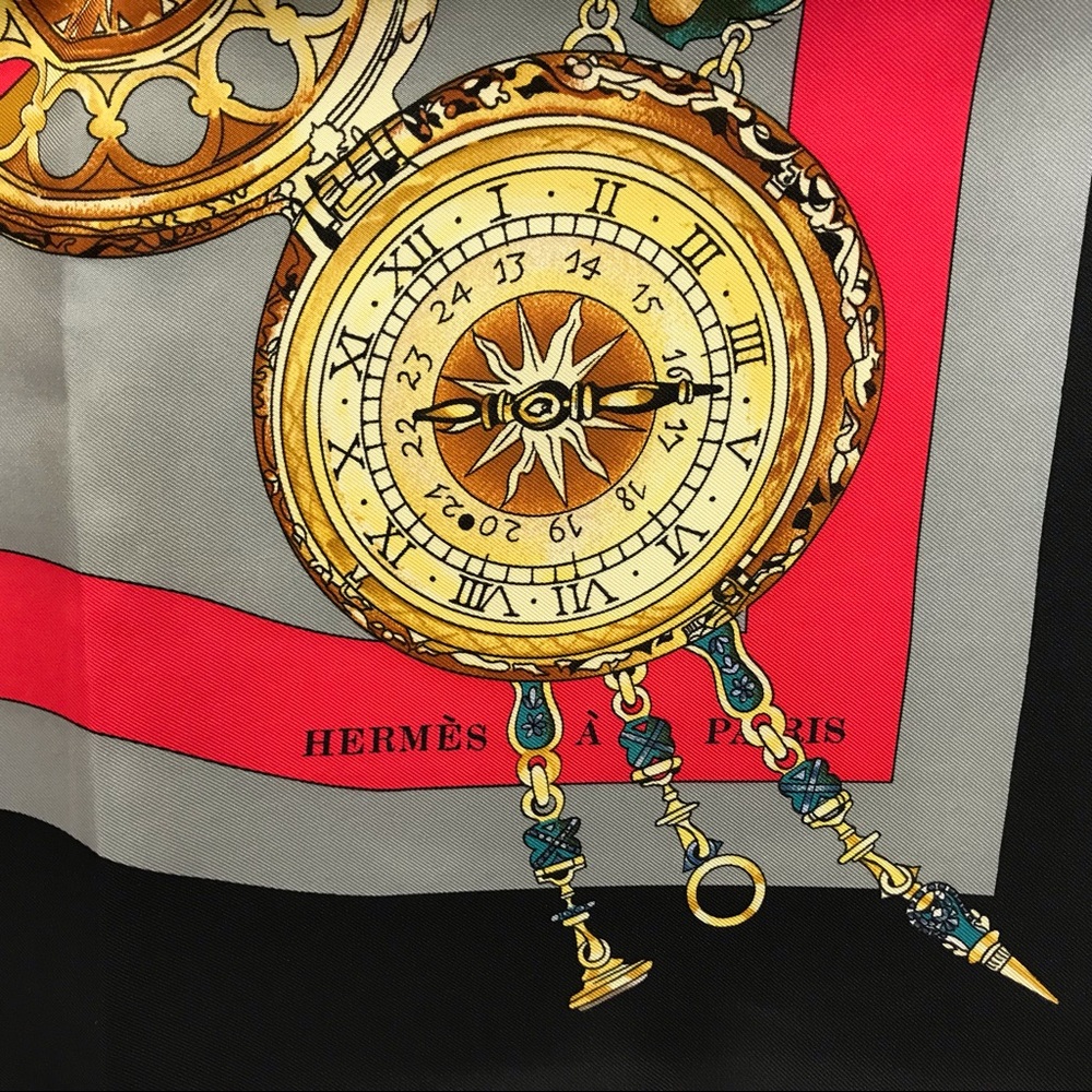 ❤️SOLD❤️ Hermes La Ronde Des Heures Scarf NWOT - Picture 6 of 8